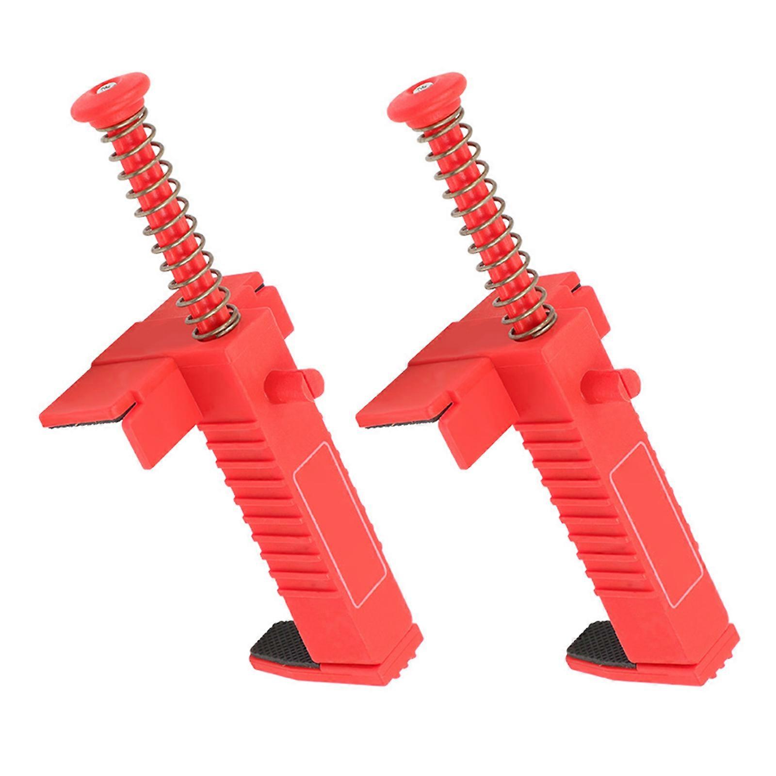 2PCs Brick Liner Runner Leveling Measuring Wire Drawer Tool Fixers Brick Line Clips Puller Wire Clamps For Building Multicolor