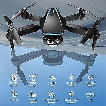 1080P HD Camera Drone for Beginners (Kids/Adults) - Foldable Mini Design, Stable Hover, Trajectory Flight, 90° Lens, 3D Flip, One Key Start 