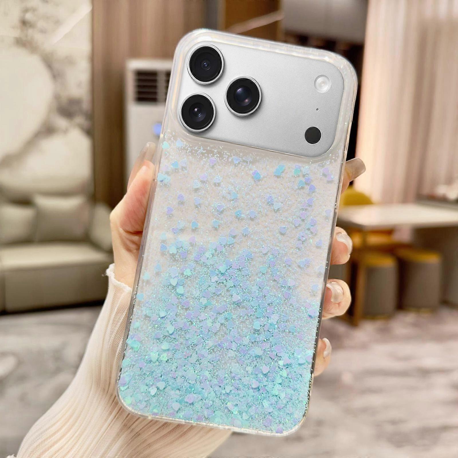 Sequins Glitter Gradient Epoxy TPU Phone Case