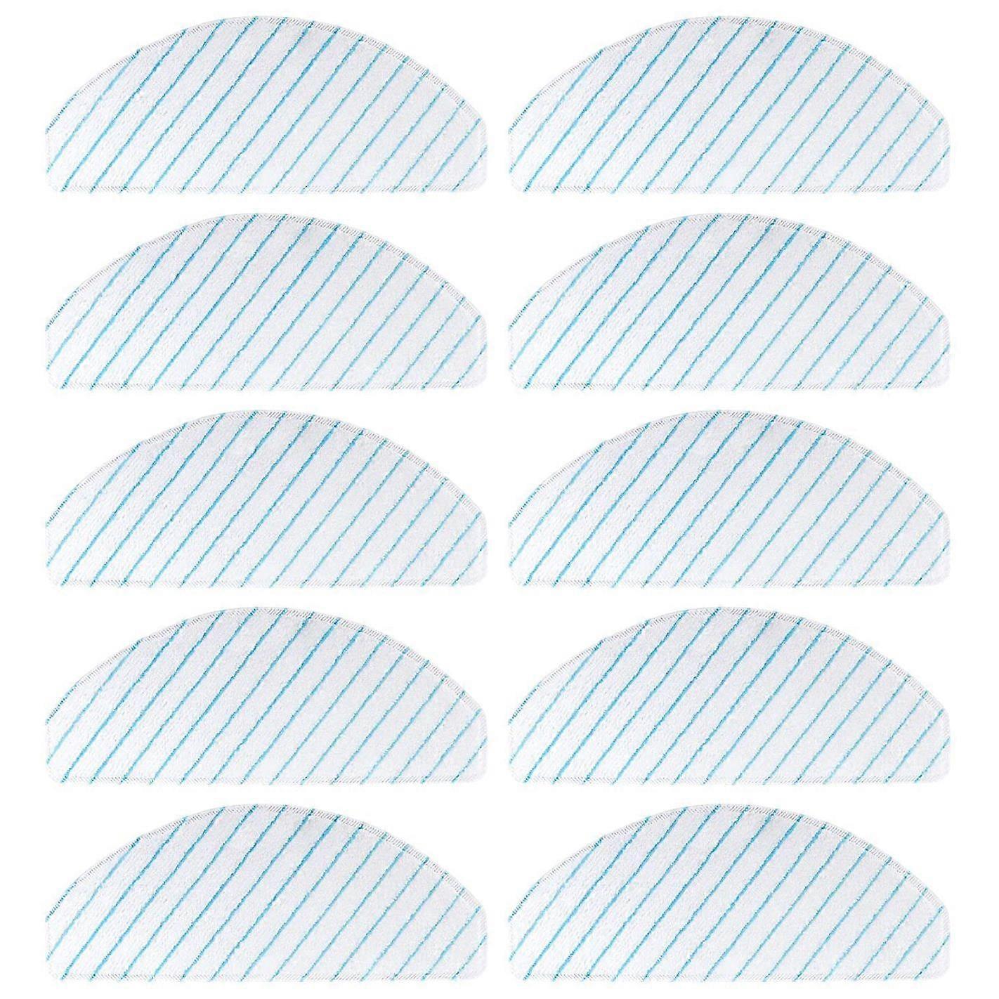 10 PCS Replacement Mopping Pads for Ecovacs DEEBOT OZMO T9 Series T8 Series T8 AIVI T8 Max N8 Pro Plus Robot Vacuum