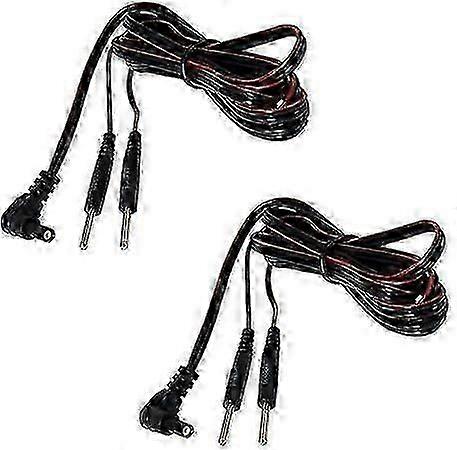 2 high-quality electrode connection cables for TENS & EMS devices