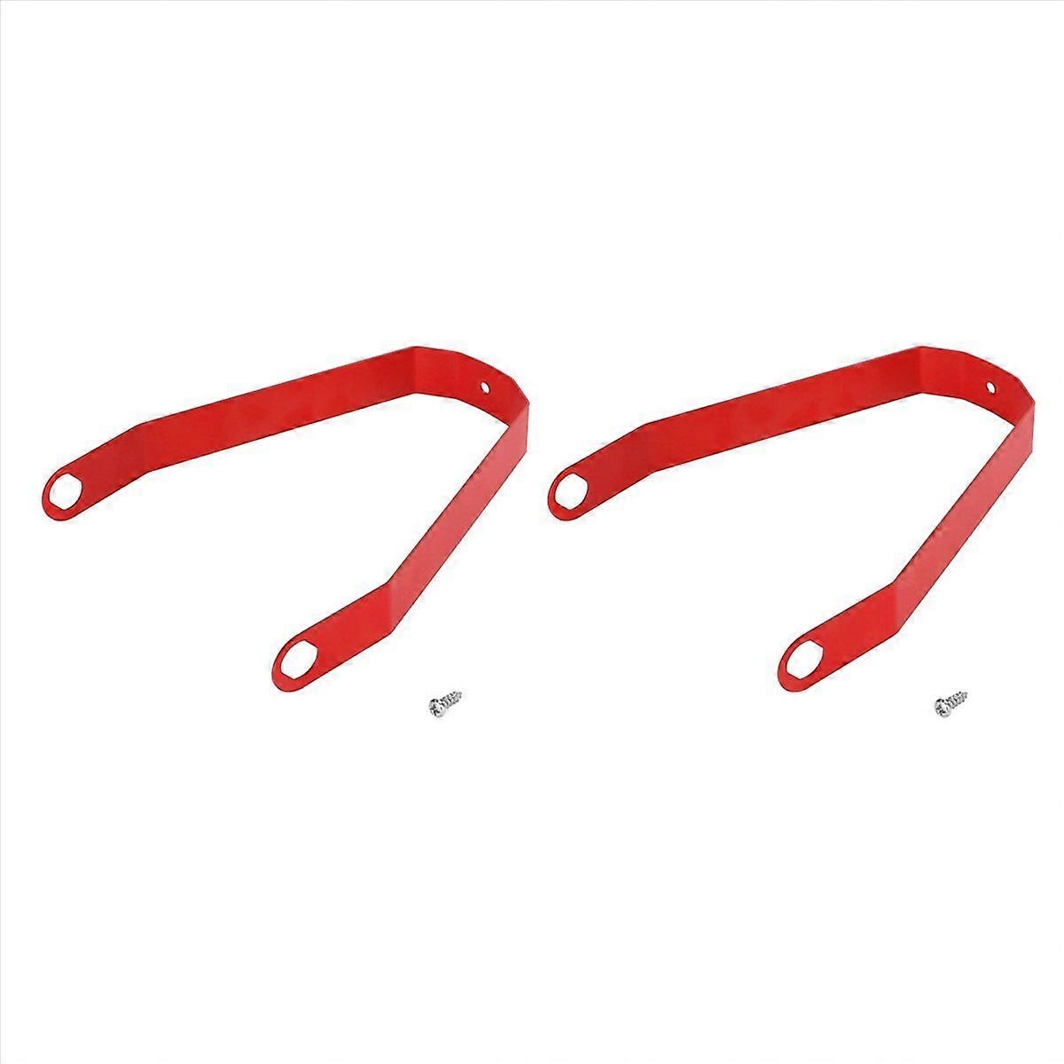 2X Rear Mudguard Bracket for G30 Max Electric Scooter Red
