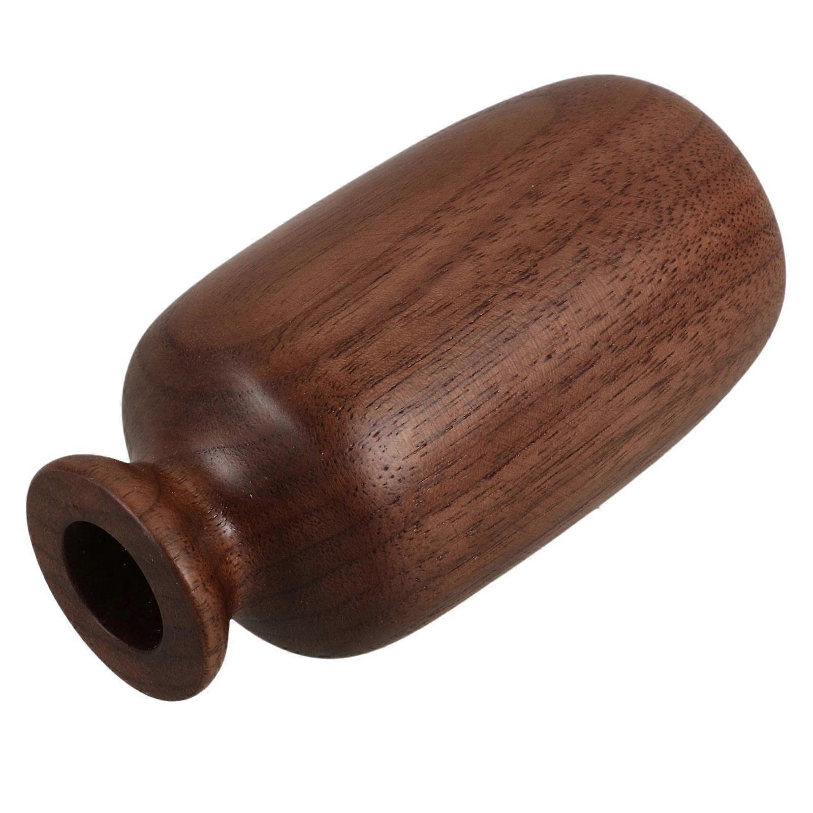 Coffee Wood Flower Vase for Flower Storage Use