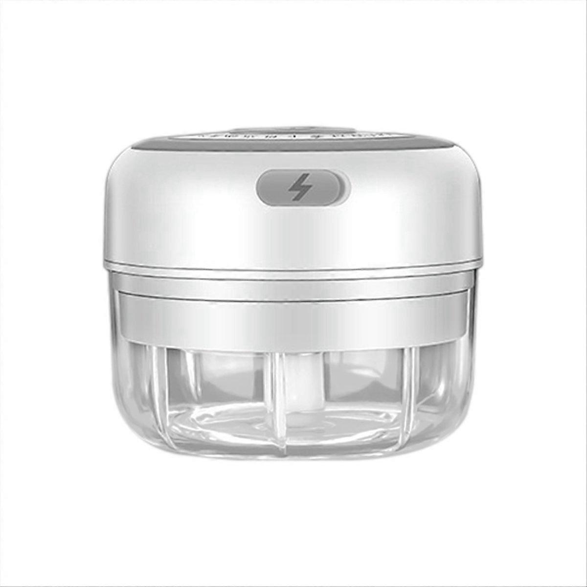 Electric Garlic Masher Mini Chopper Ginger Masher Machine White