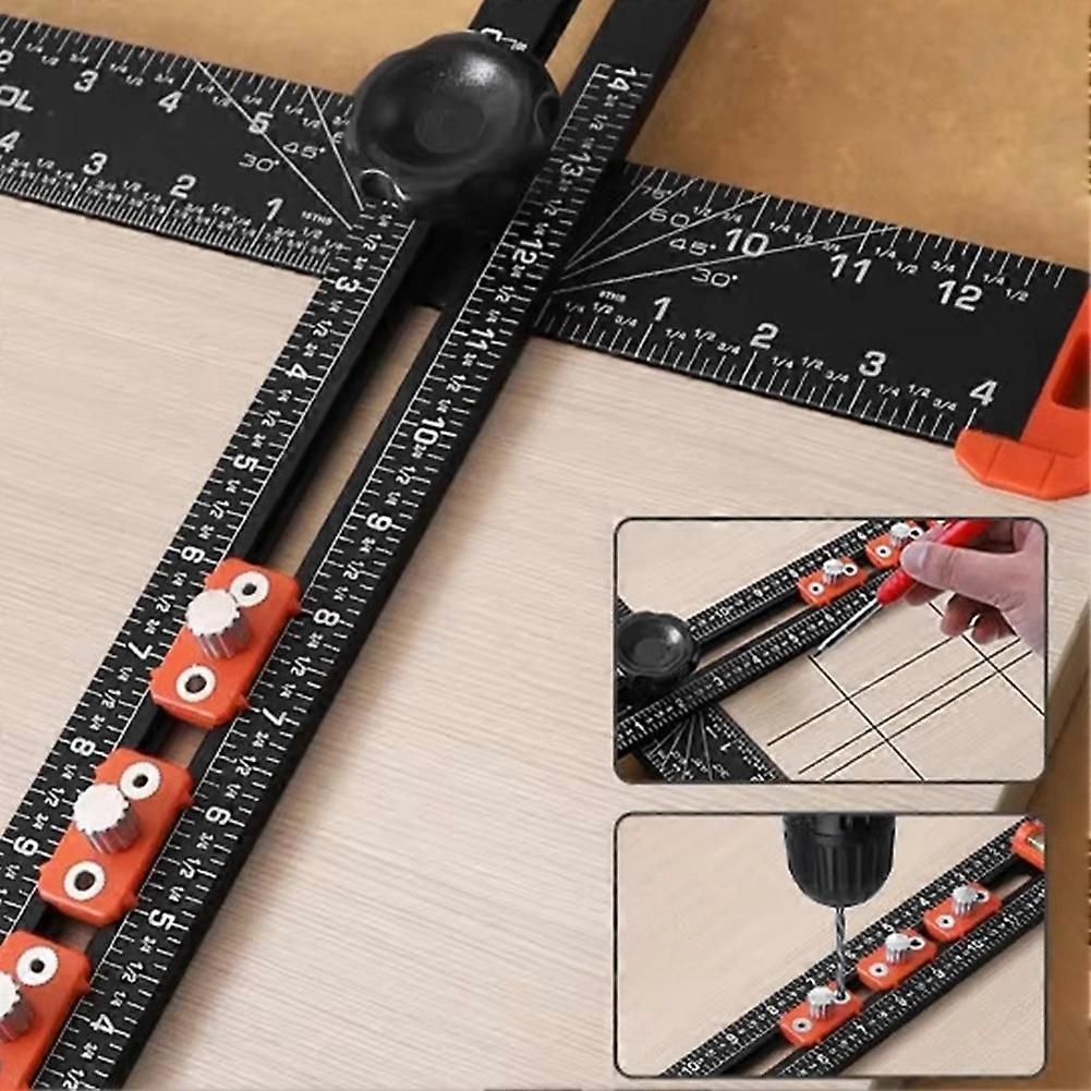 High Precision Angle Ruler Woodworking Scribe Drawing Marking Gauge