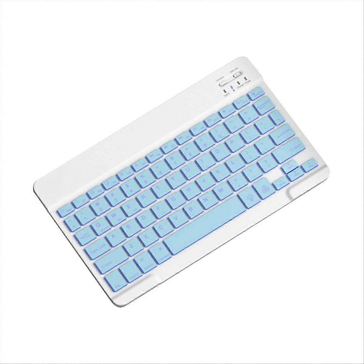 10inch Backlit Keyboard Bluetooth Protable Mini Mute Keyboard H