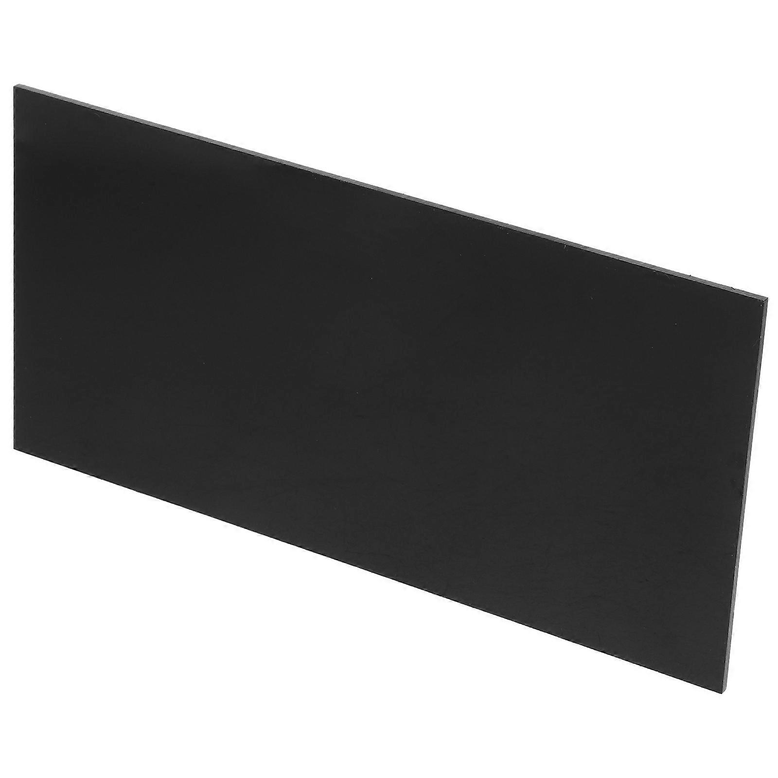 Craft Making Board Acrylic Sheet Suitable for Various Creative Projects Indoor Use Black Plastic Material Designed for Sign Making 1Pcs