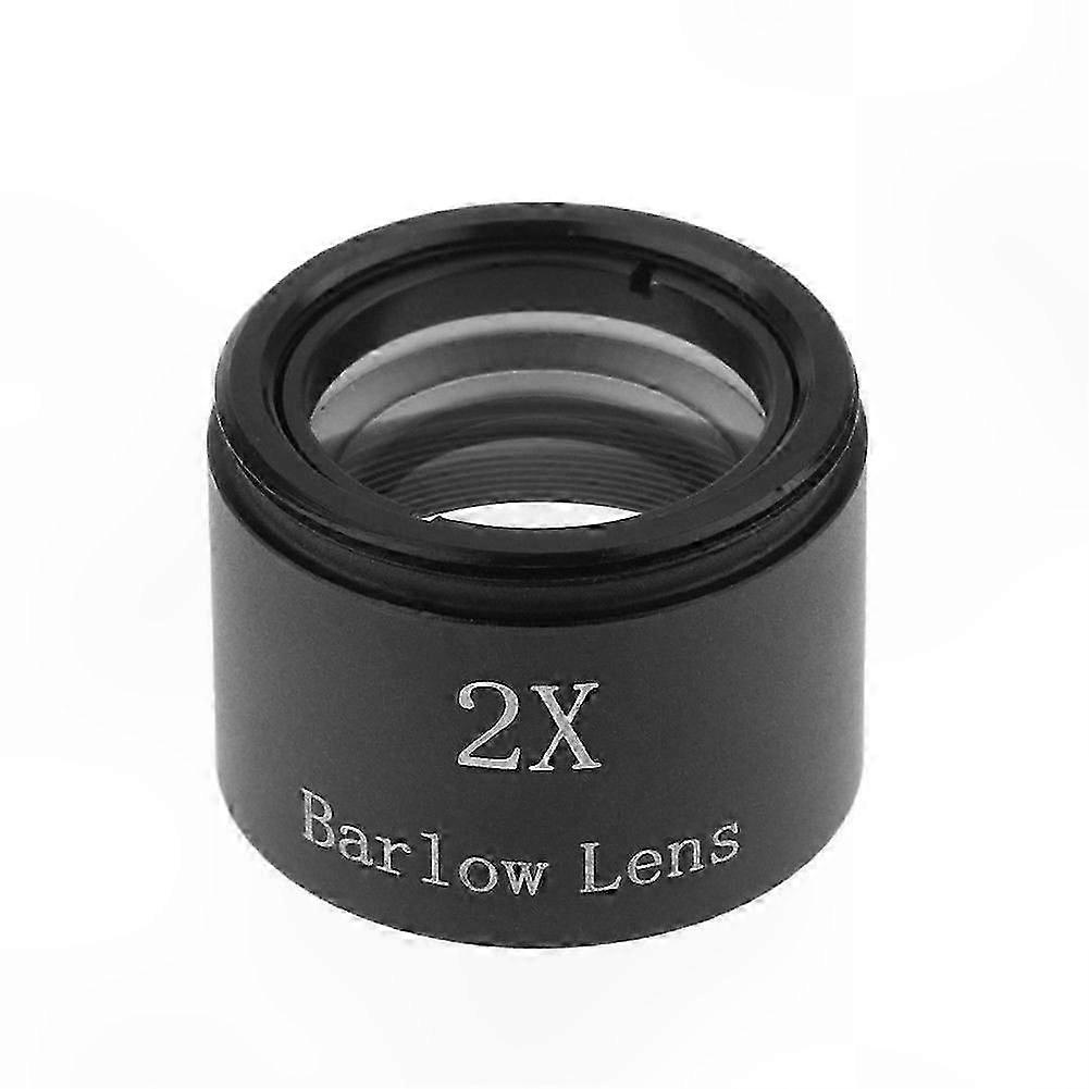 2X Magnification 1.25" Thread Barlow Lens for Telescope Eyepiece Adapter