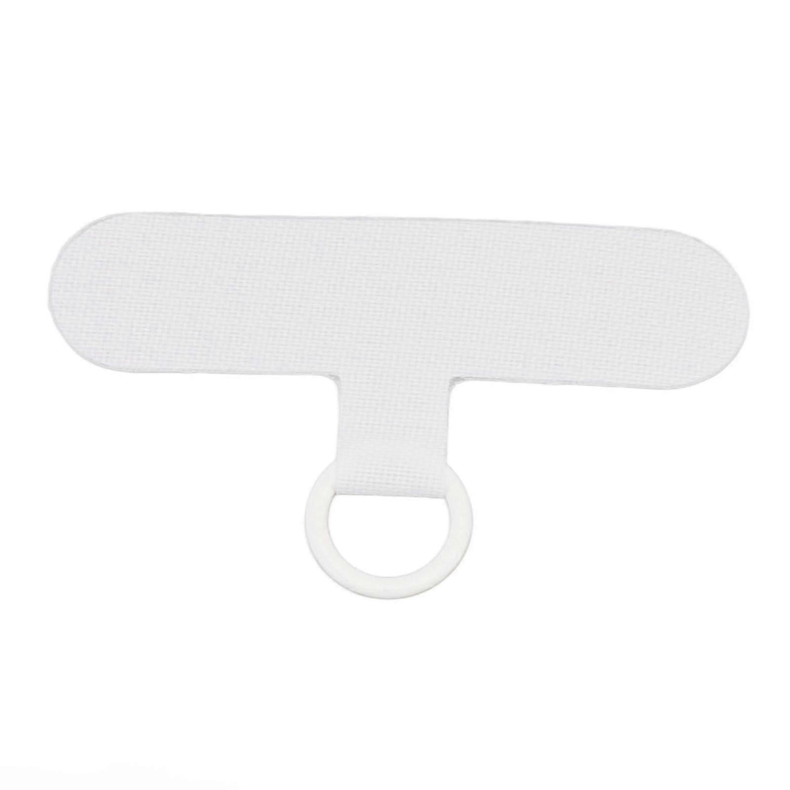 Universal Mobile Phone Lanyard Patch Nylon Cell Phone Hanging Rope Tab Connection Attachment White