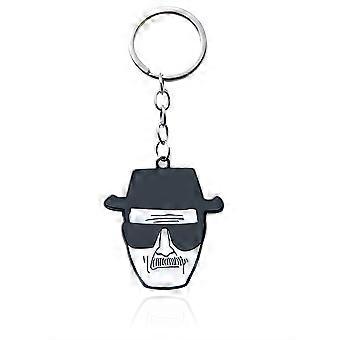 TV Breaking Bad Keychain Walter White Key Chain Metal Pendant Key Holder compatible with Men Women Charm Jewelry Backpack Bag Accessories