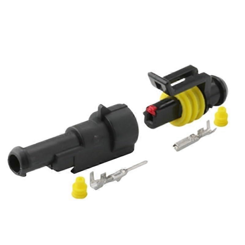 Waterproof Electrical Connector Kit Compatible with AMP 1.5 Pin Female for Car Secure Wire Connection 16 Pin Options