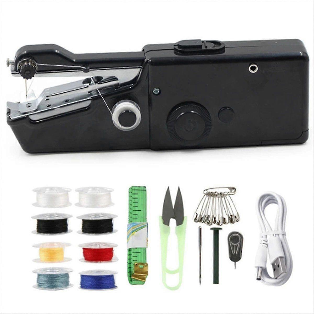 Handheld Sewing Machine Portable Mini Hand Held Sewing Machine Cordless Electric Stitching DIY Hand