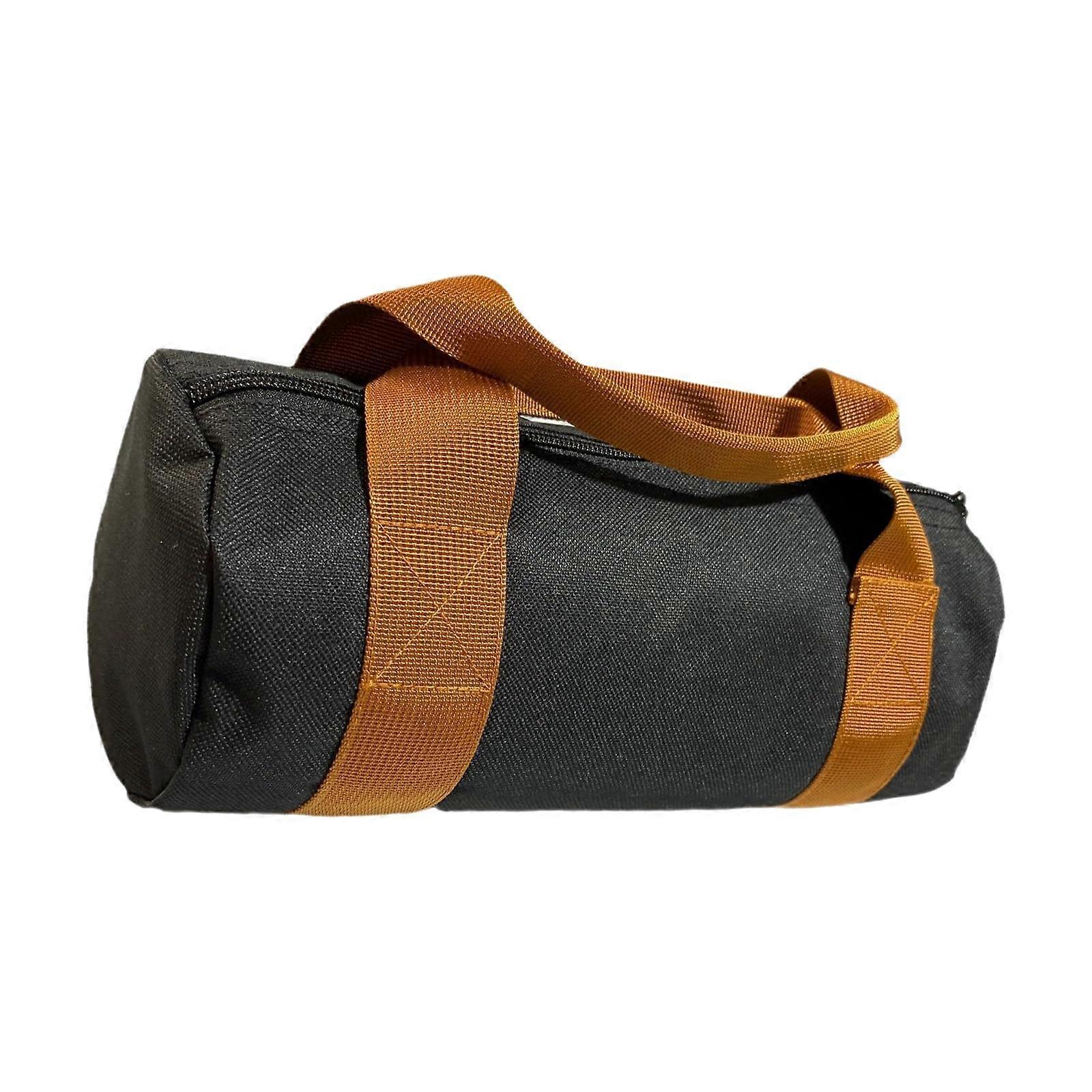 Large Capacity Durable Tool Bag with Multiple Compartments and Reflective Strips for Electricians