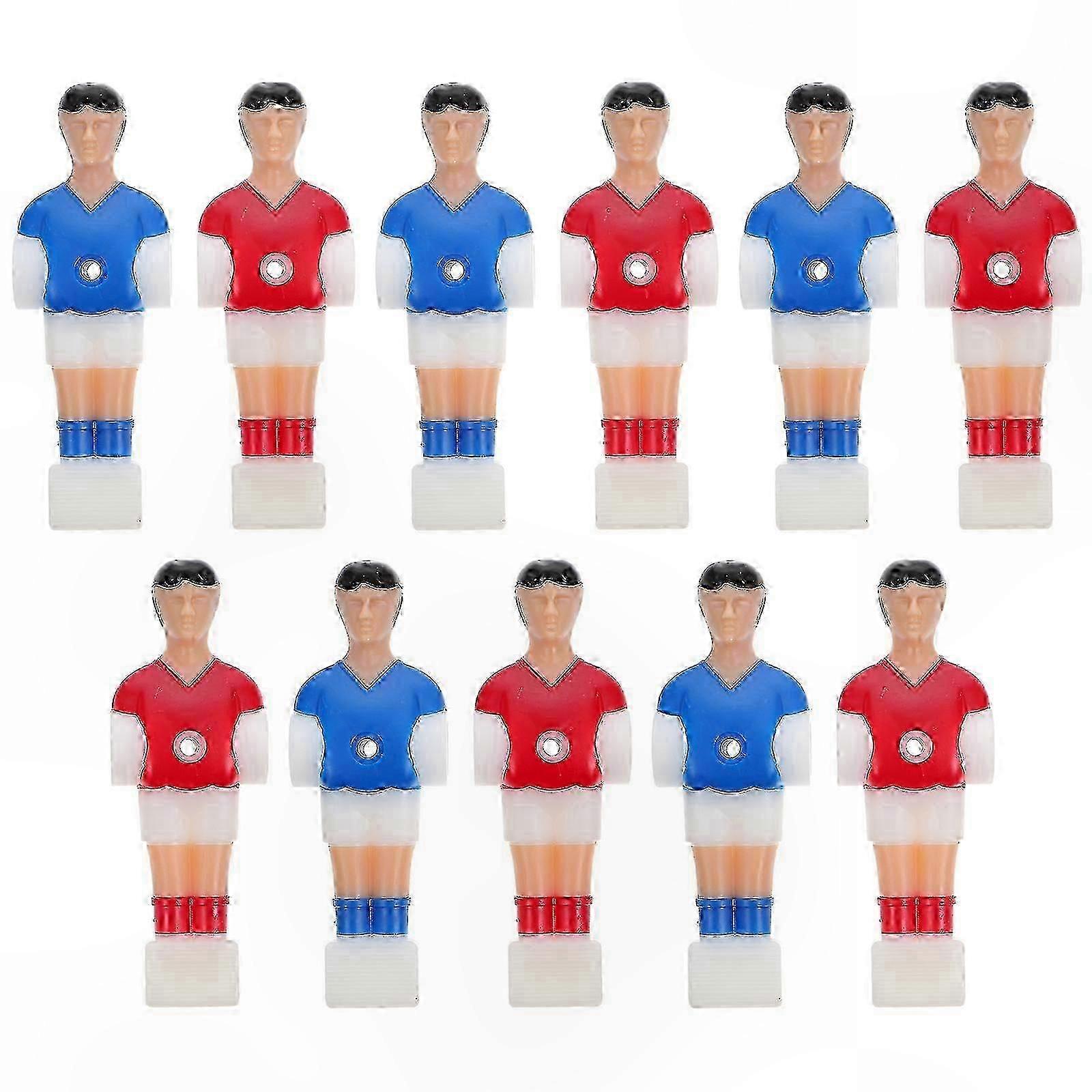 11-Piece Foosball Table Replacement Figures for Soccer Game Tables