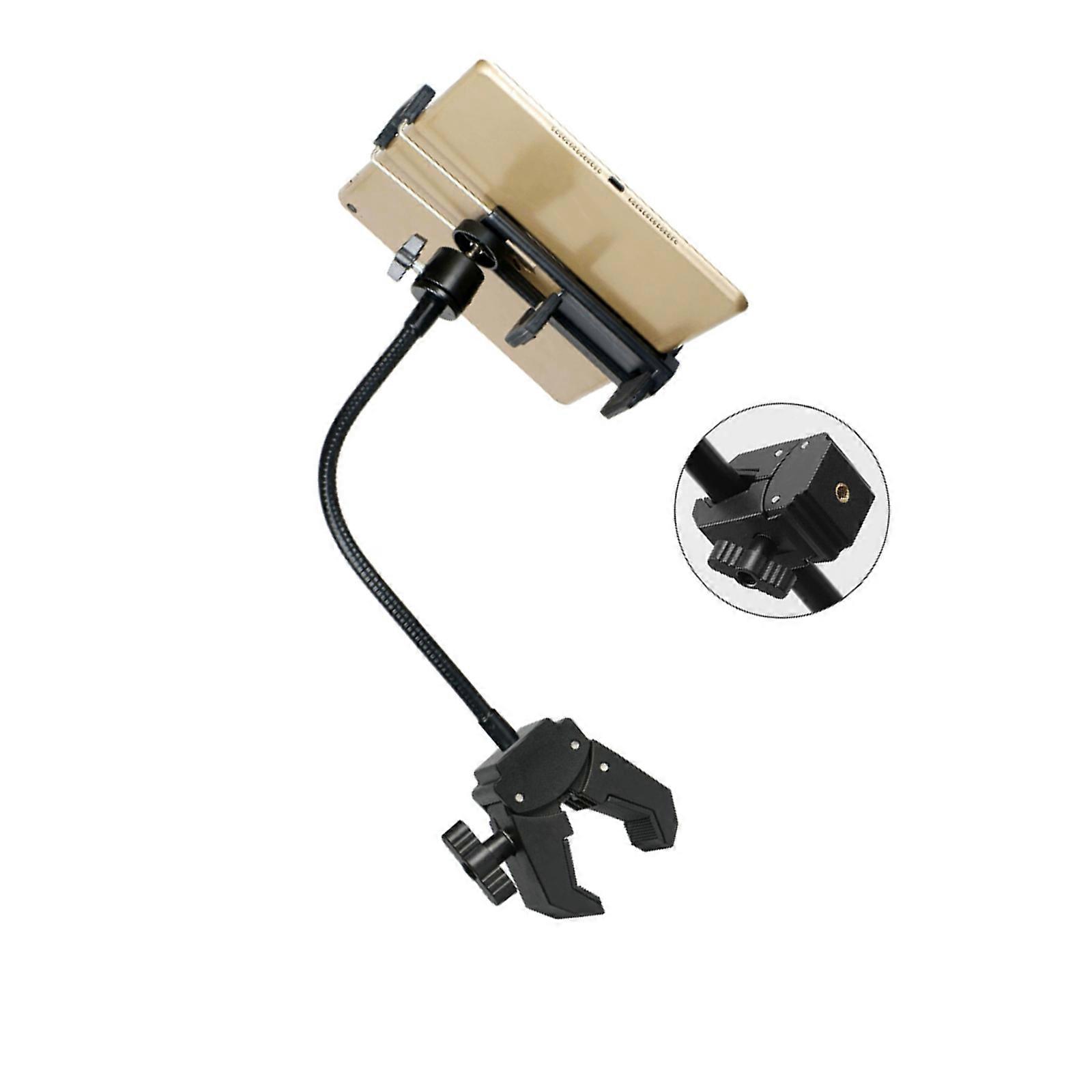 Flexible Tripod Holder Stand for Tablets Phones Featuring Fast Release Mechanism for Fast Installation in Photography Multicolor