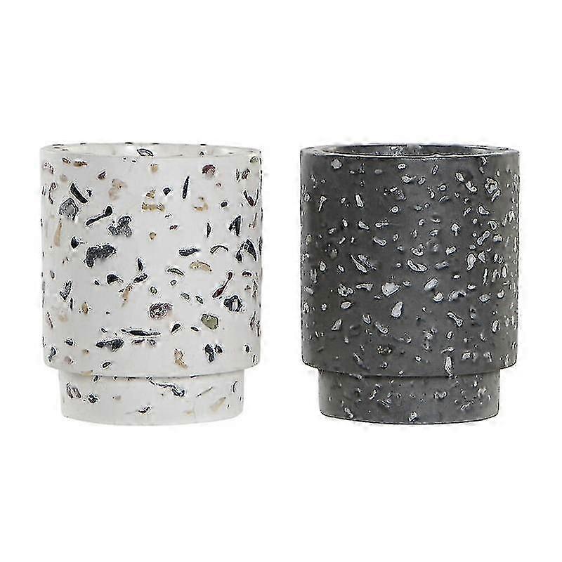 Candle Modern (2 Pcs) (9.5 X 9.5 X 11.4 Cm)