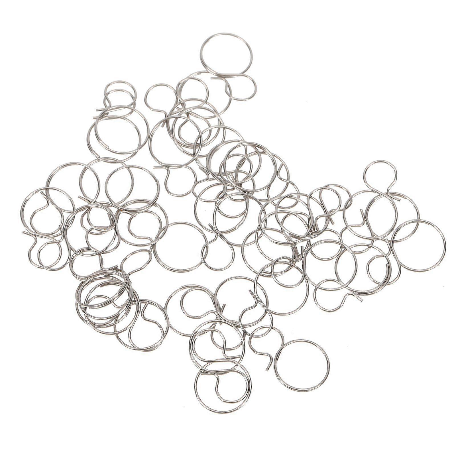 40pcs Chandelier Connection Ring Crystal Chandelier Split Rings Connectors