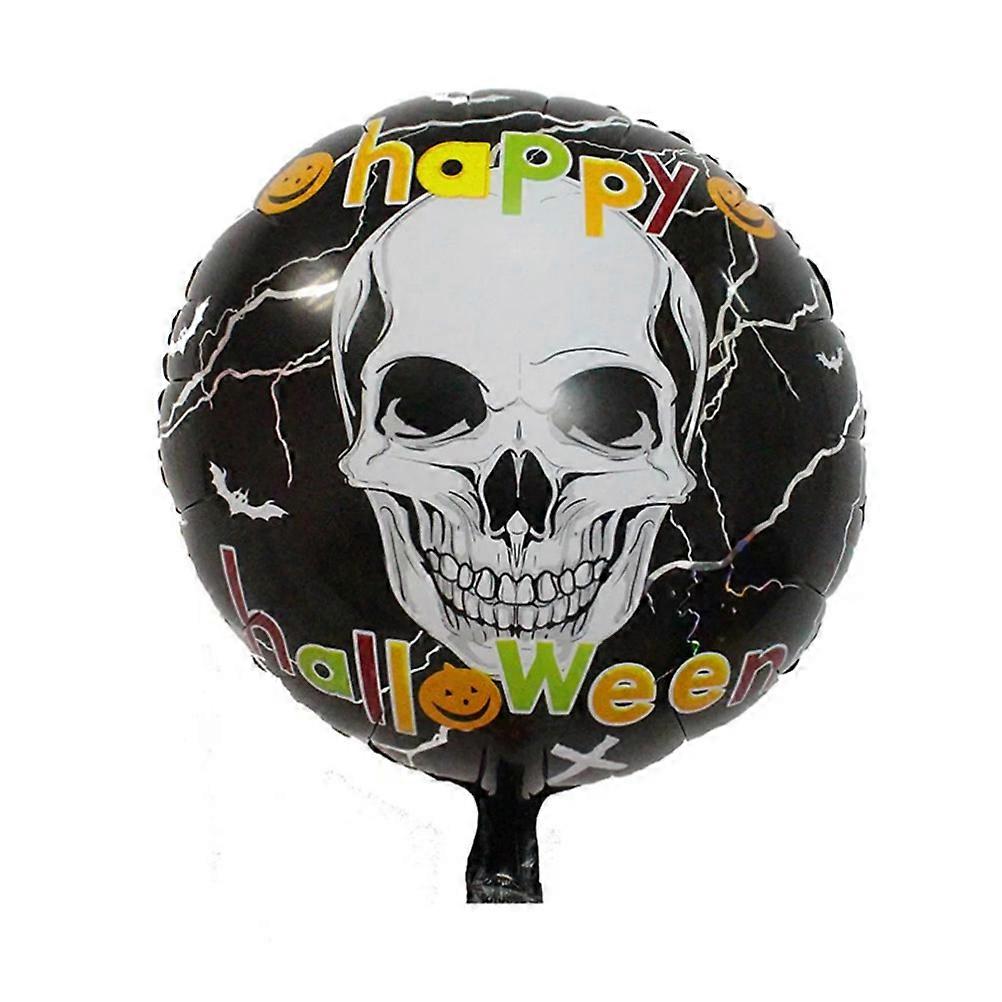 Skull Head Pattern Balloons for Birthday Party Decorations 10Pcs