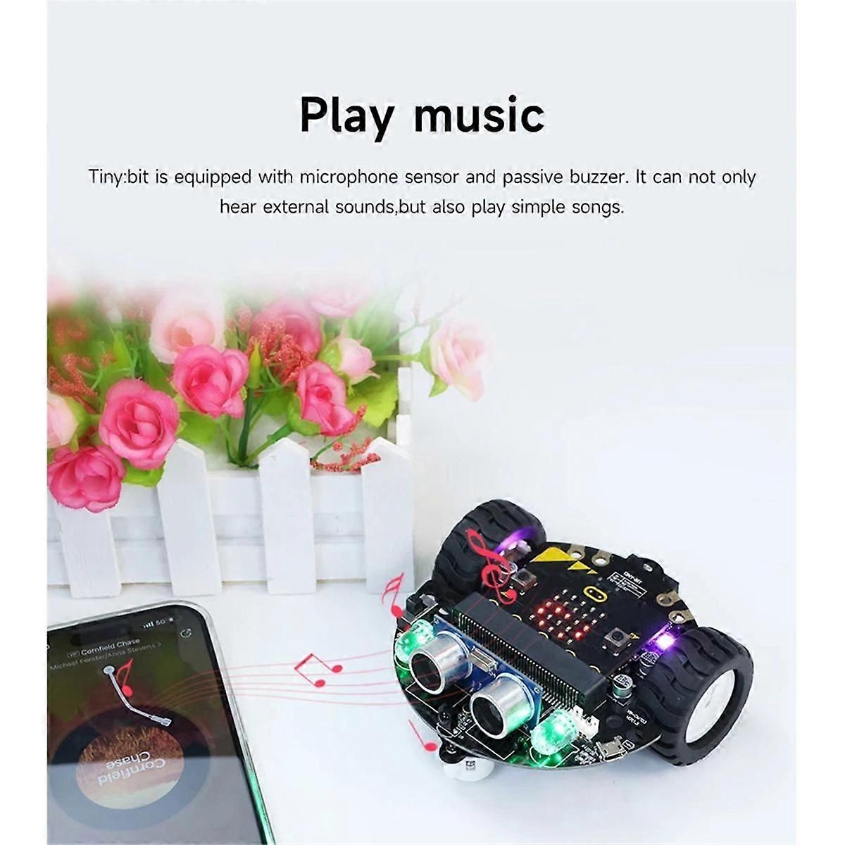 Telecomandă video Microbit Smart Robot Car cu modul de imagine WiFi pentru programare Învață Kit electronic DIY