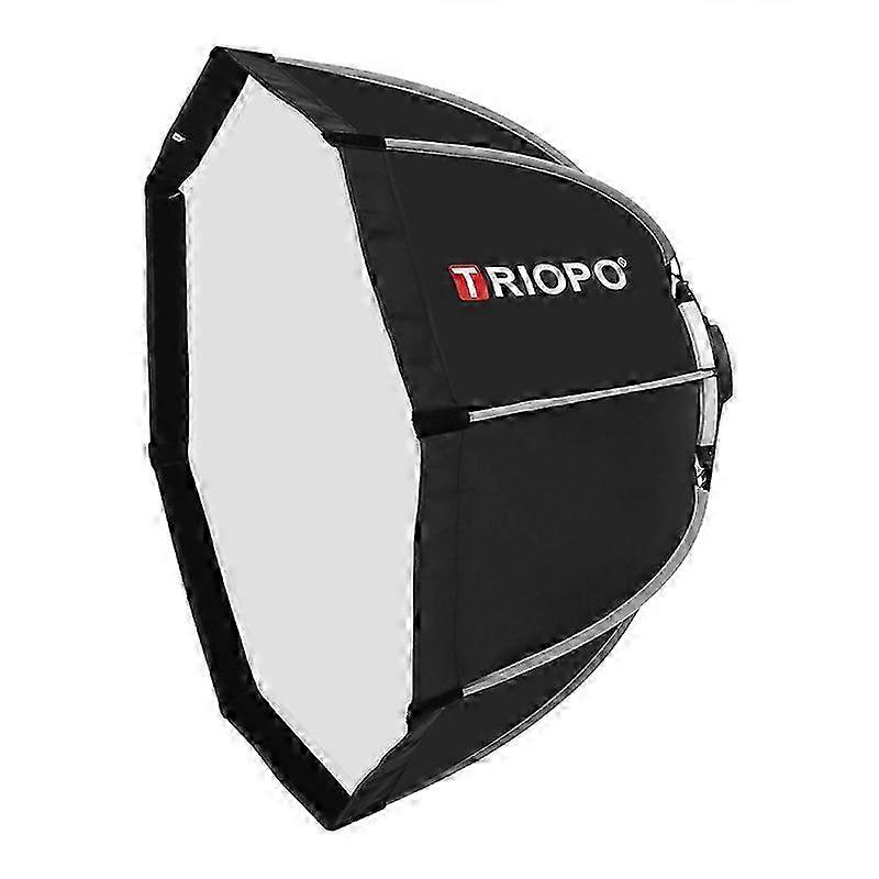 2026 TRIOPO KS65 65cm Speedlite Flash Octagon Parabolic Softbox Diffuser with Bracket Mount Handle for Speedlite