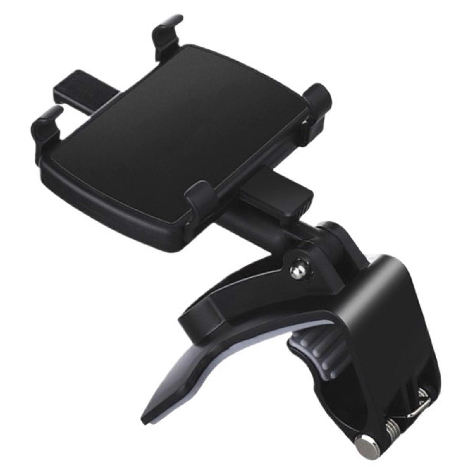 360° Rotatable Car Phone Holder with Stable Dashboard Grip and Adjustable Viewing Angle
