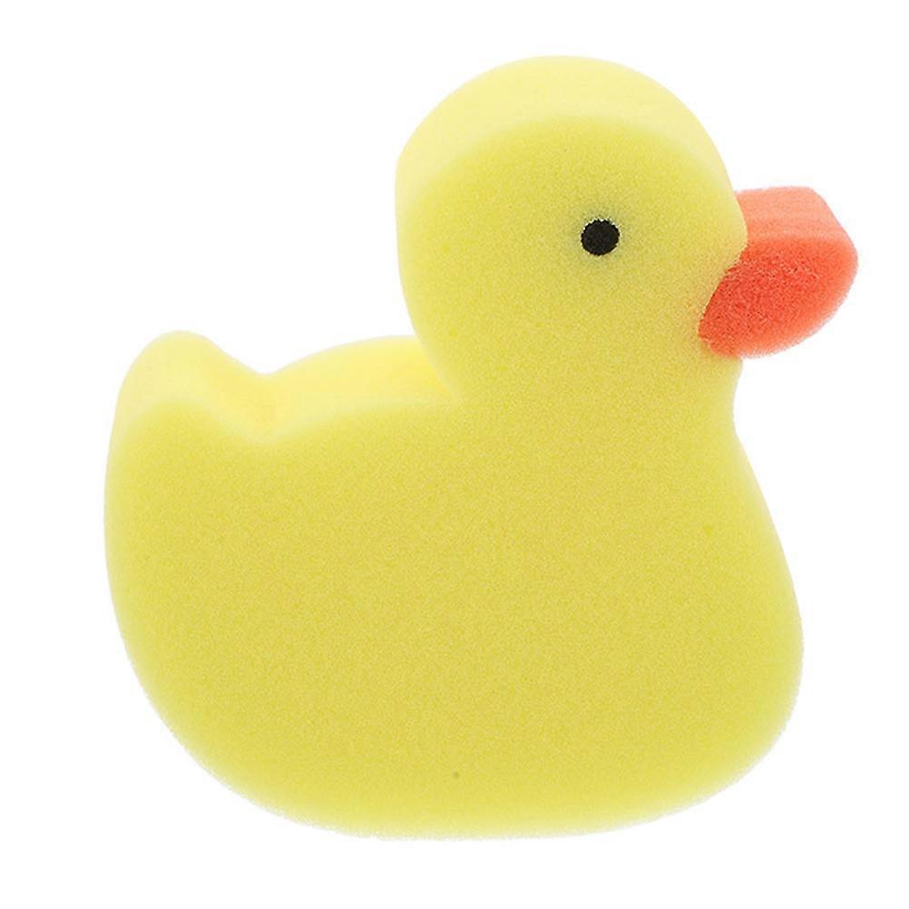 Cute Duck Sponge Bath Brush for Bathing Yellow Sponge Scrubber