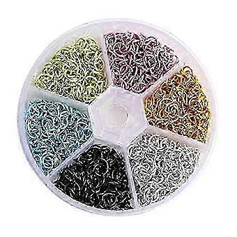 Nail Art Design Pendant Set 3D Metal Rings DIY Jewelry Craft Supplies Nail Jewelry Decorations 3D Piercing Kit
