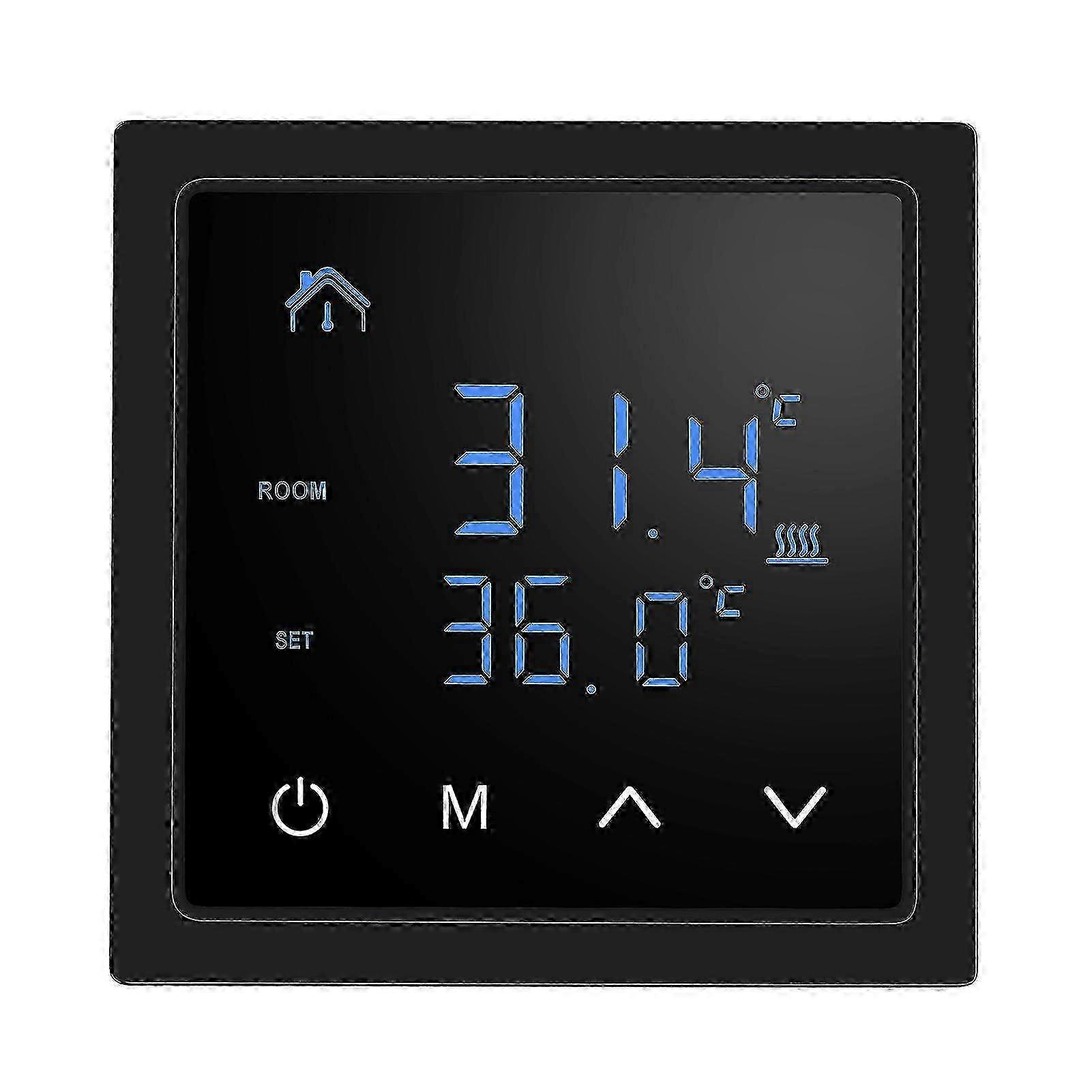 2026 Suitable Smart Thermostat 16a Floor Heating Temperature Controller With Led Touch Screen 85-265v Electric Heating Control