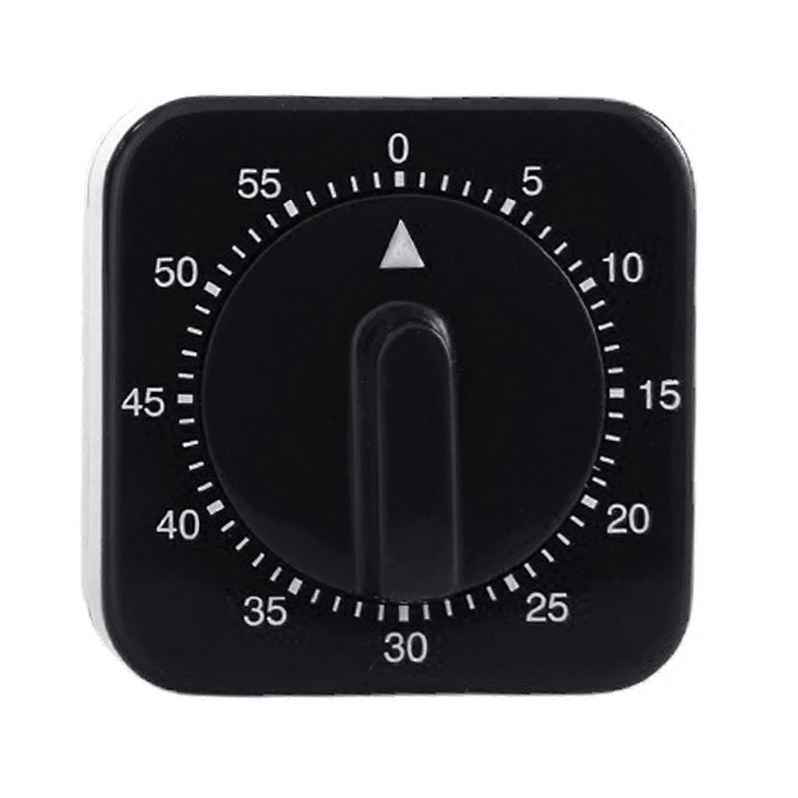 Kitchen Timer 60Minute Mechanical Countdown Clock with Clear Visual Display for Cooking and Study