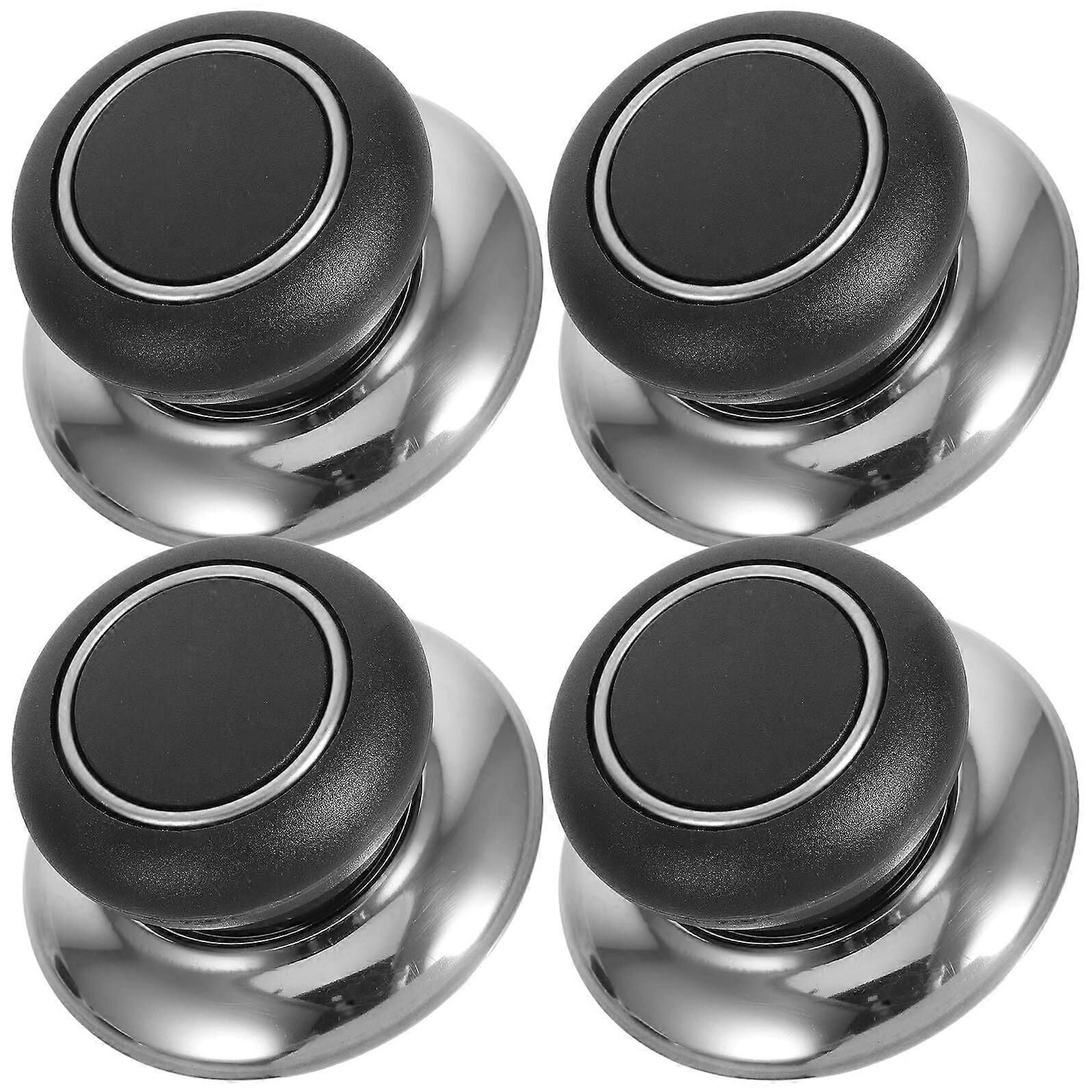 4pcs Heat Resistant Pot Lid Replacement Knobs with Ergonomic Comfort Grip for Kitchen Use