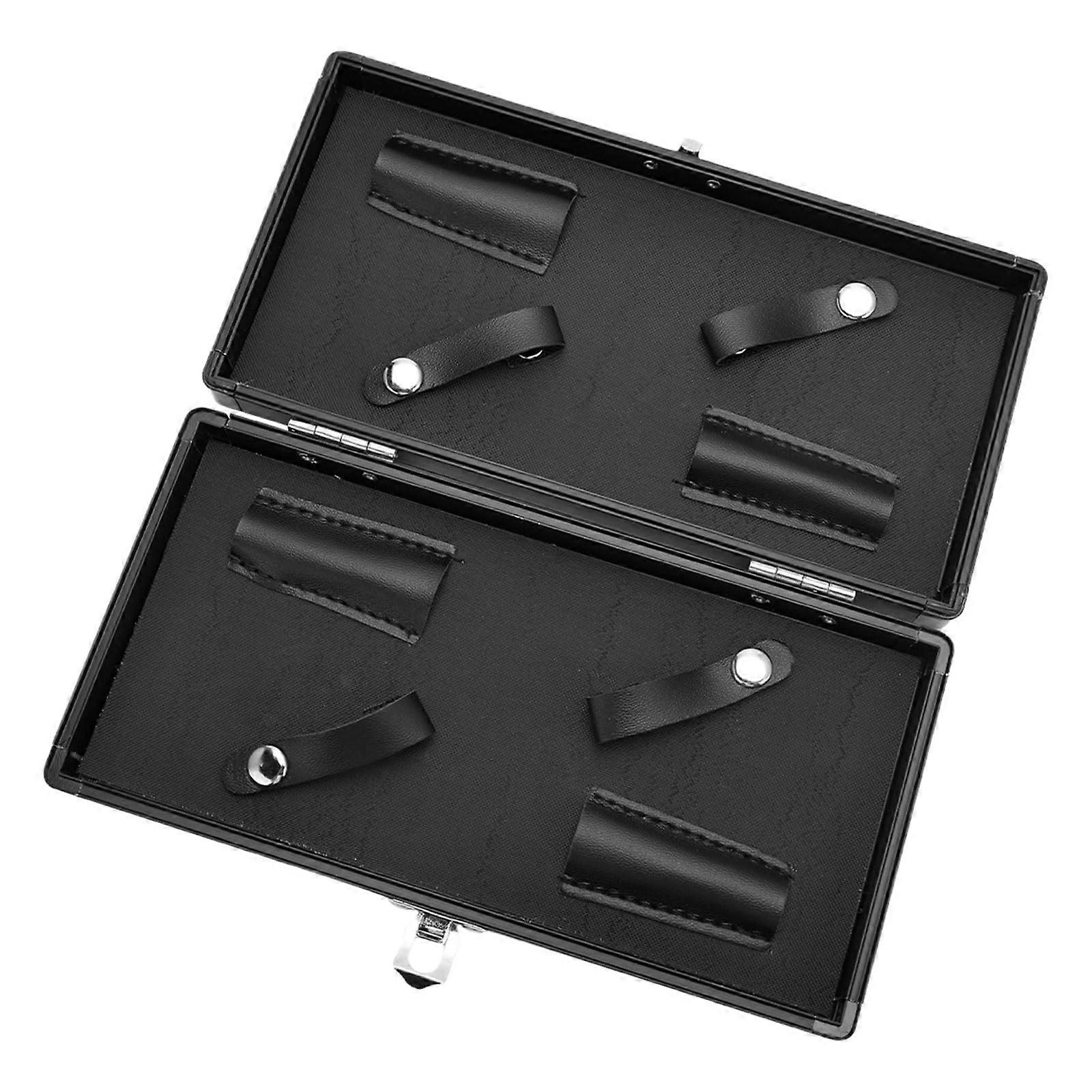 PU Leather Hairdressing Scissors Case with SpaceSaving Tool Storage for Salon and Barber Use