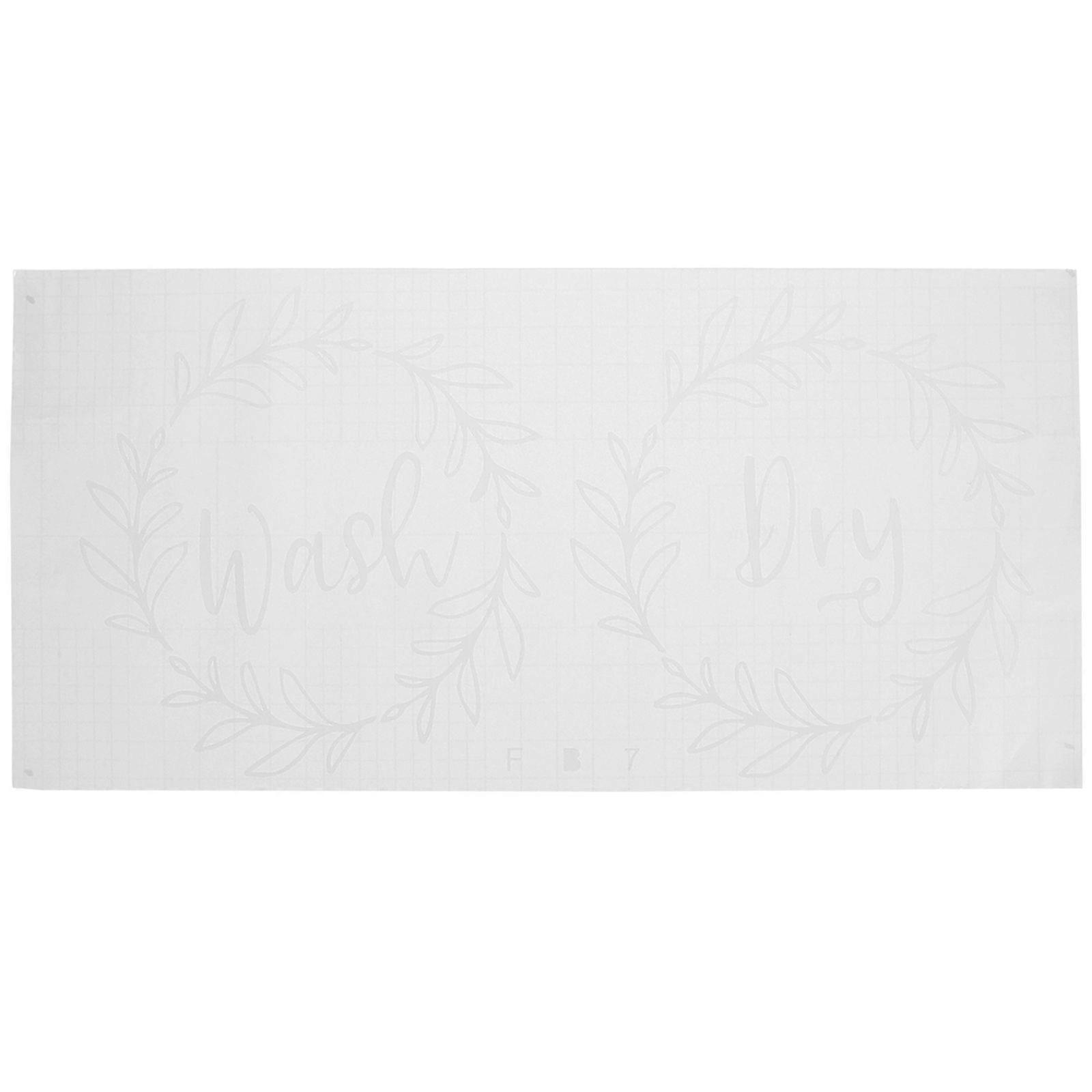 2 Sheets Laundry Wall Decal Decorations Laundry Room Decors Decorative Wall Stickers