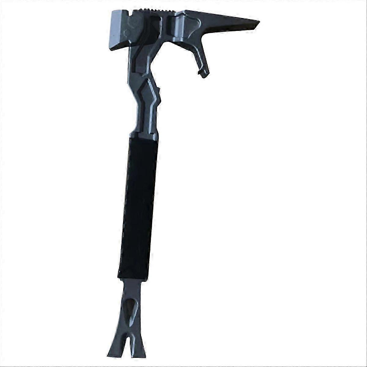 Outdoor Multi-Functional Hammer Nail Remover Crowbar Fire Rescue Tool