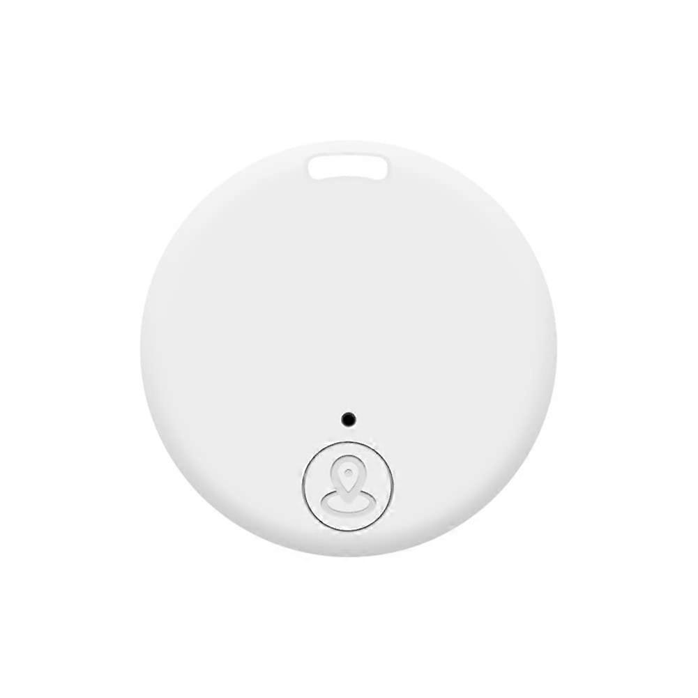 Bluetooth GPS Key Finder with Smart App Tracking and AntiLoss Alert for Pet, Key, Wallet  White