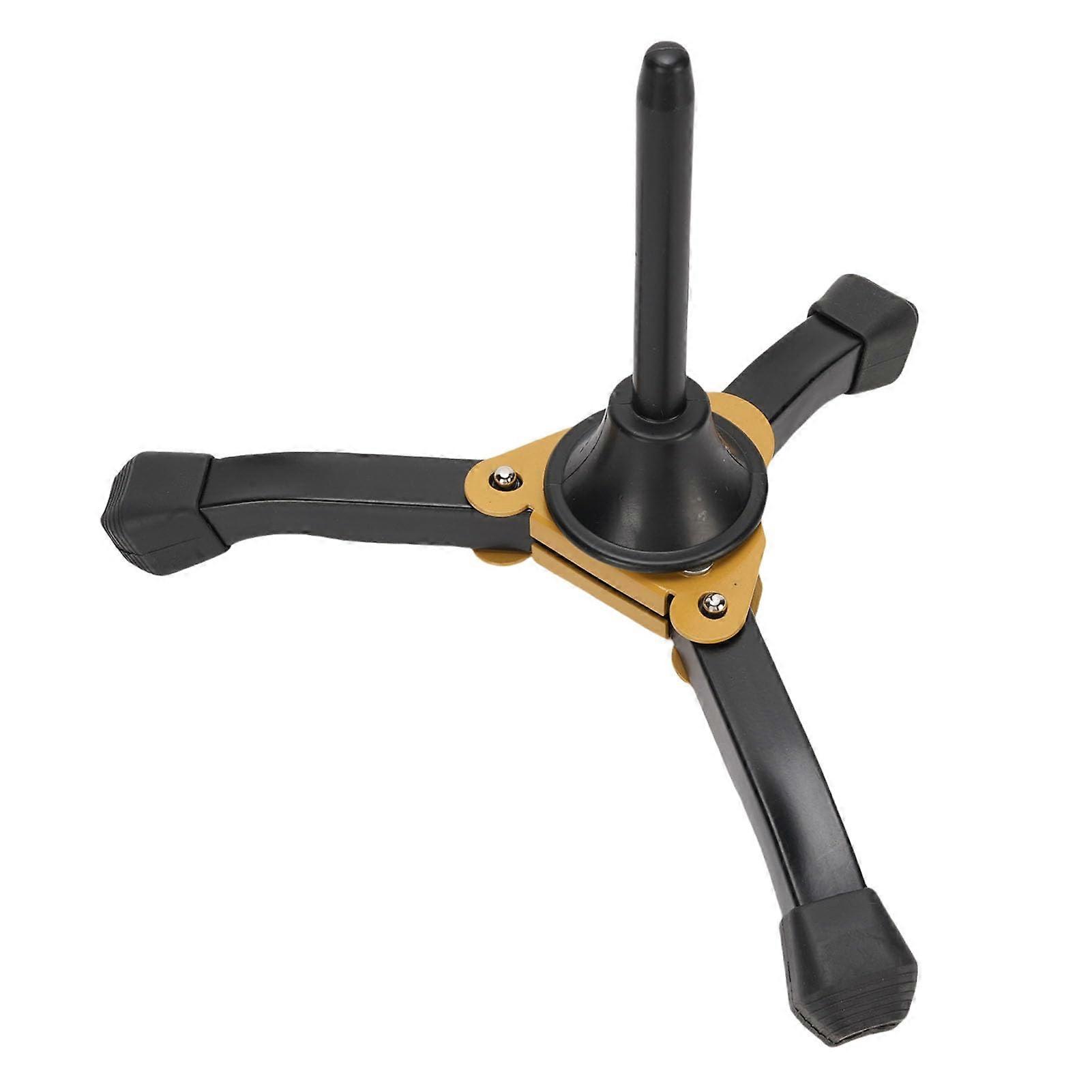 Clarinet and Flute Stand with Stable Tripod Base, Foldable Holder for Woodwind Instruments