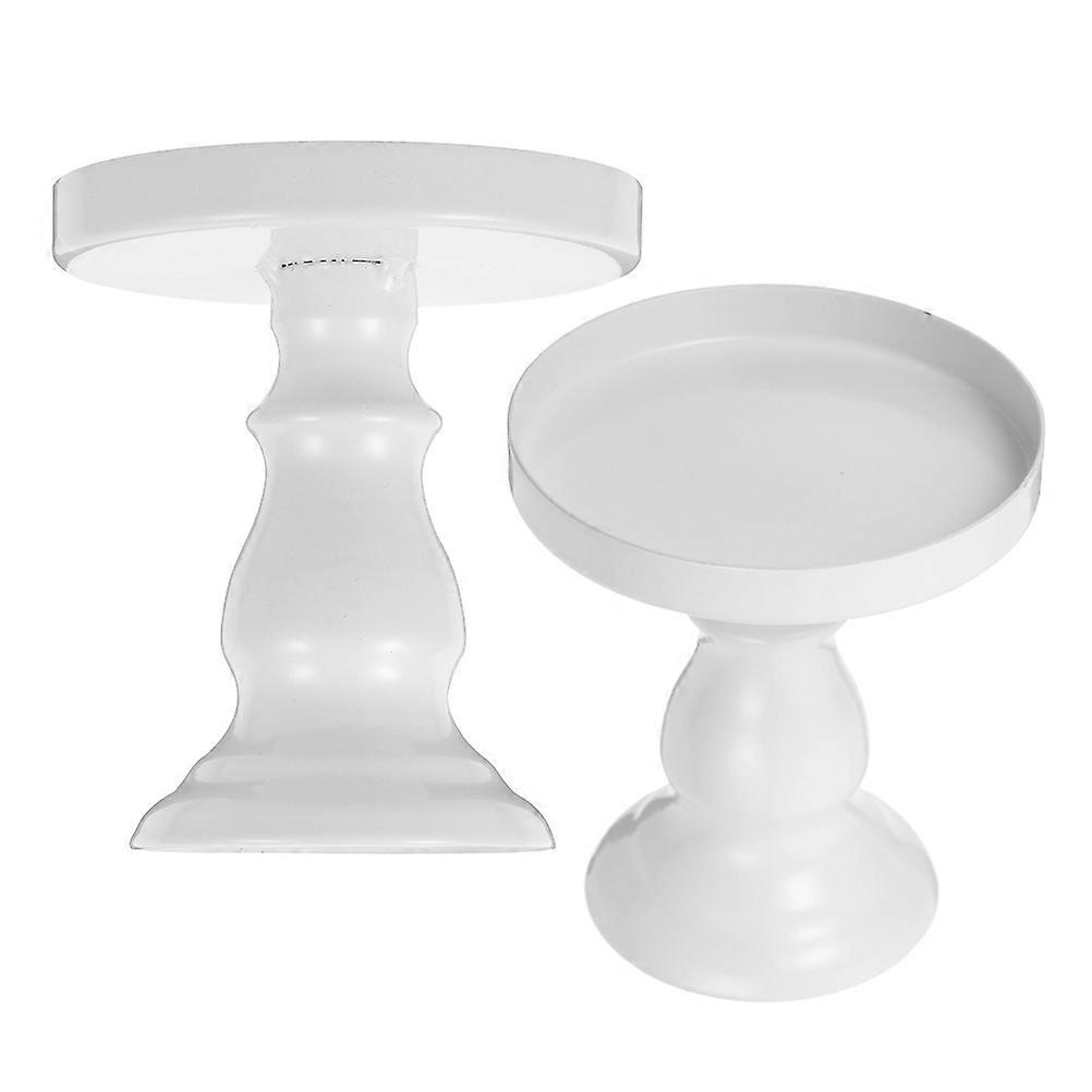 Egg Plate Iron Alloy Dessert Display Tray for 2Pcs Fruit Serving