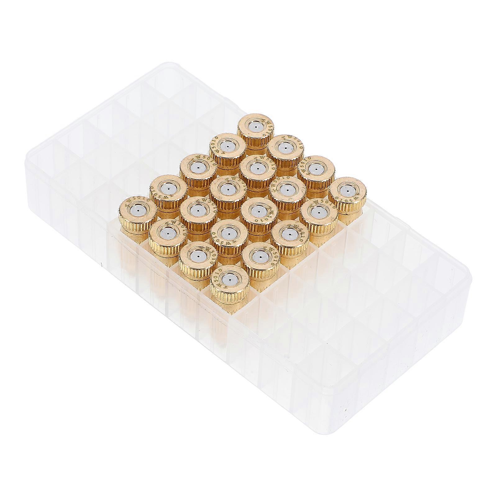 High Pressure Nozzles Copper Atomizing Sprayer Nozzle for Spraying 20Pcs