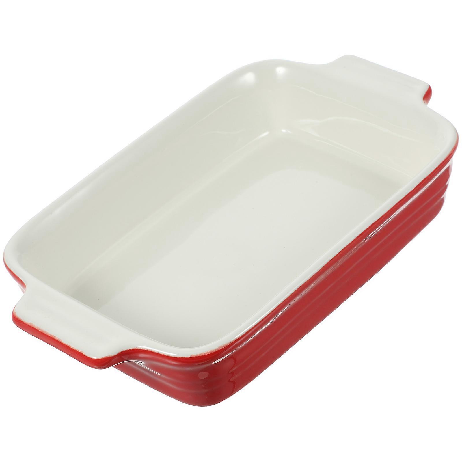 Ceramic Baking Tray for Kitchen Use 1Pcs Practical Multipurpose Bread Tray