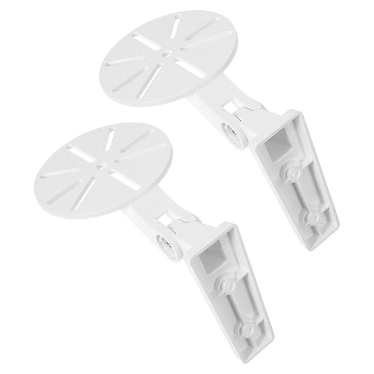 2pcs Security Camera Wall Mount No Drill Bracket, Adjustable Indoor Outdoor Surveillance Holder