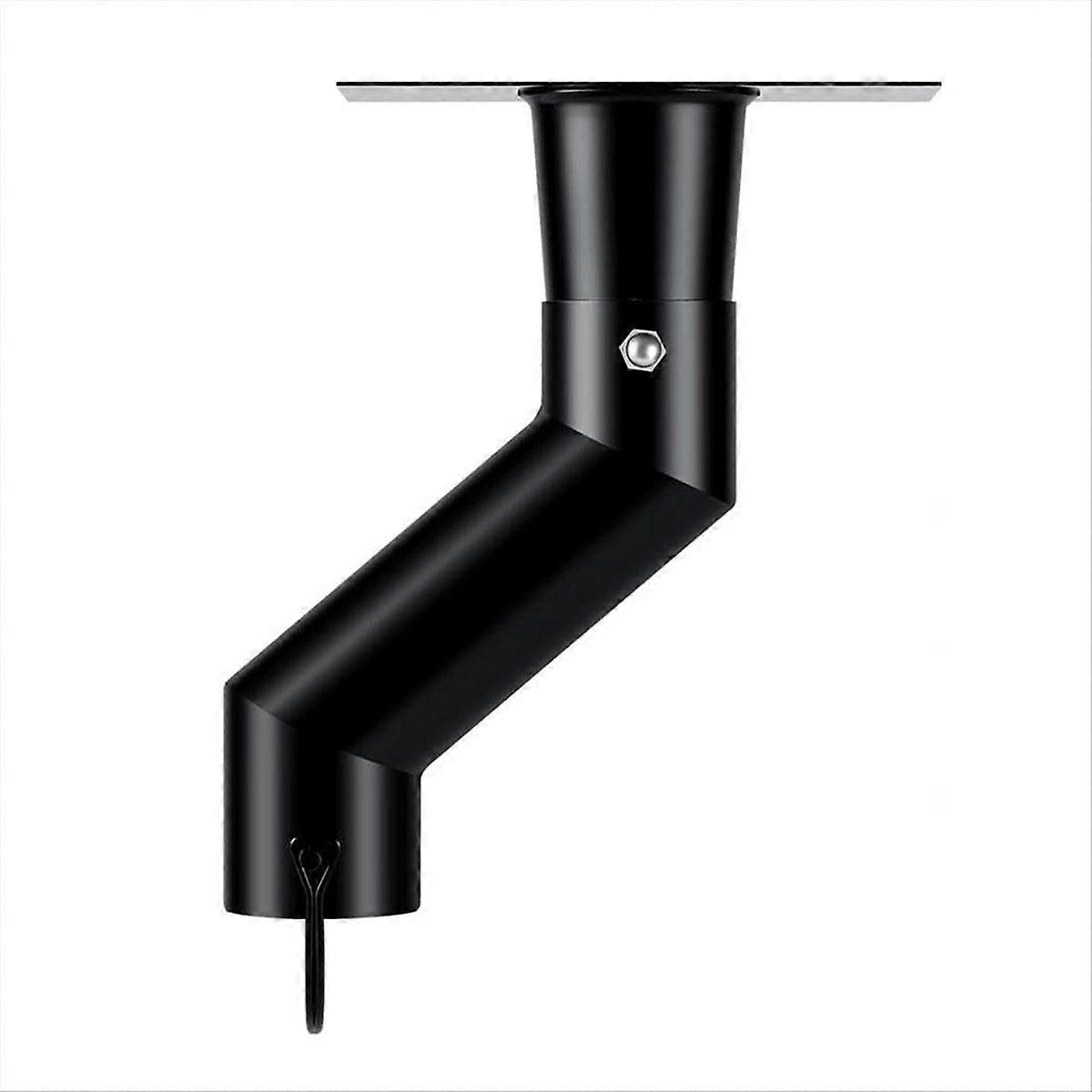 Rain Chain Gutter Adapter Black Installation Suit for Gutter
