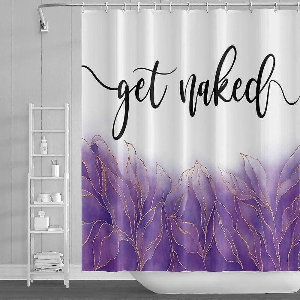 Rideau de douche imperméable avec crochets, style 239