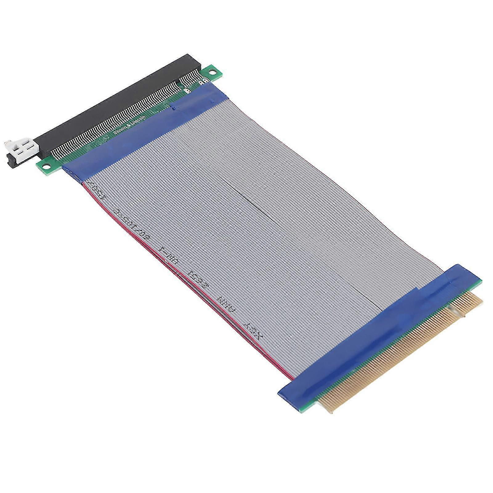 PCI-E 16X Flexible Flat Extension Cable for PCI-E Riser Card 19cm