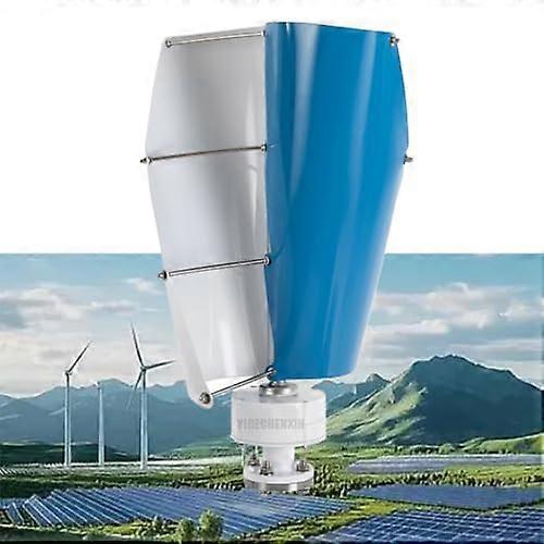 4000W Vertical Axis Wind Turbine Generator Kit with Controller, Low Wind Startup, Quiet Operation
