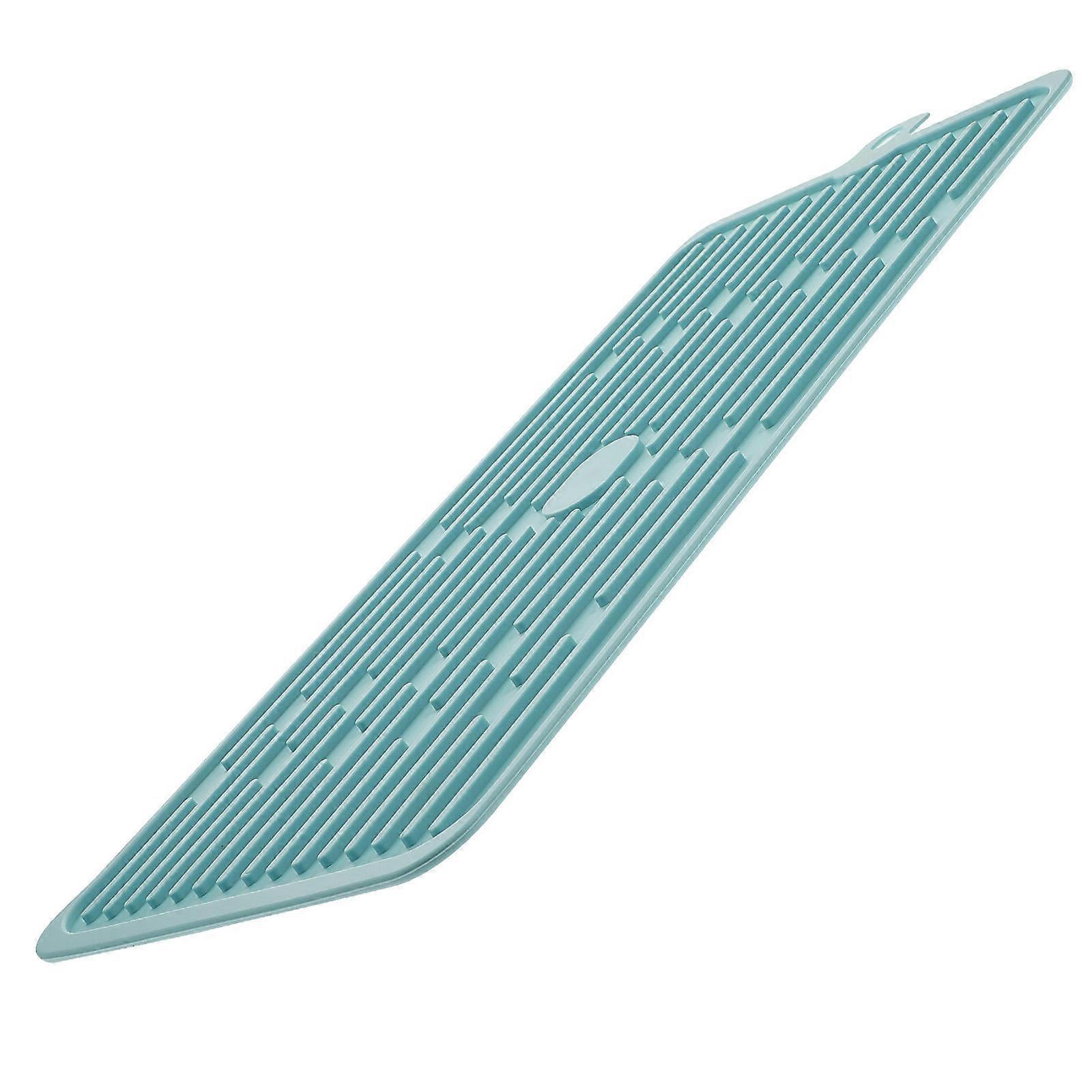 Blue Silicone Drying Mat Kitchen Drying Mat for Kitchen Use 5Pcs