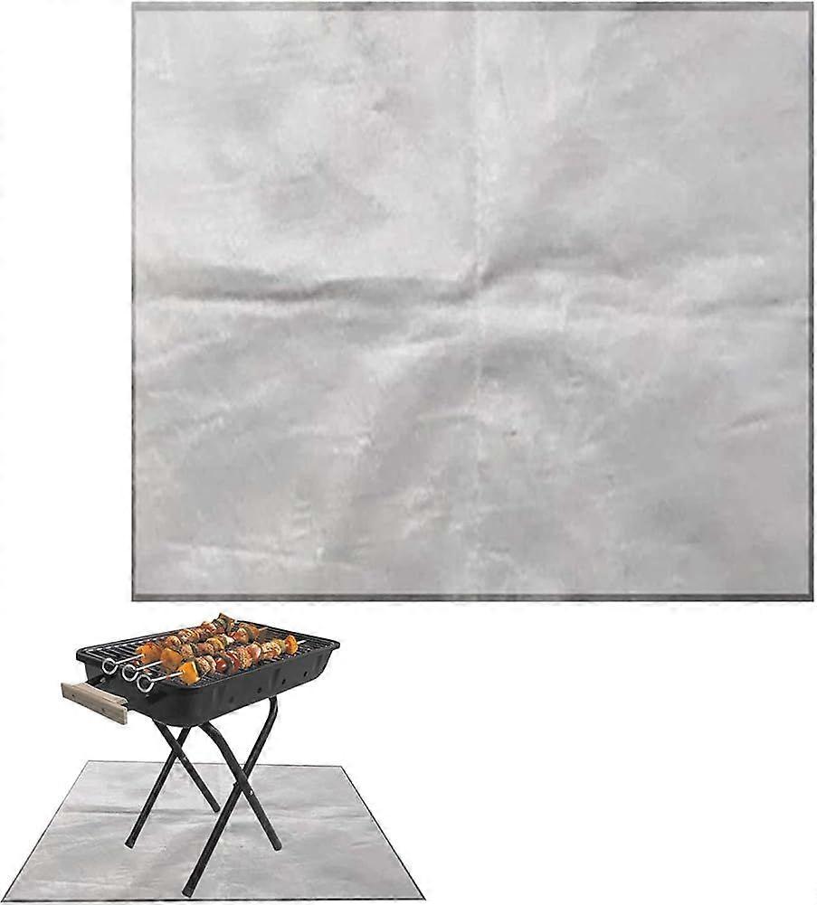 Fire Pit Mat Fireproof Mat, Reusable High Temperature Resistant Grill Mat Fire
