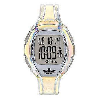 Adidas Unisex Watch DIGITAL Athletics One Plastic White Transparent AOFH26026