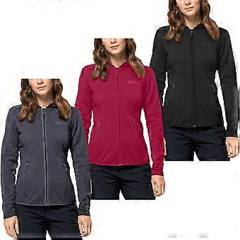 Jack Wolfskin Womens Baiselberg Full Zip Varm fleecejakke med vinterhætte