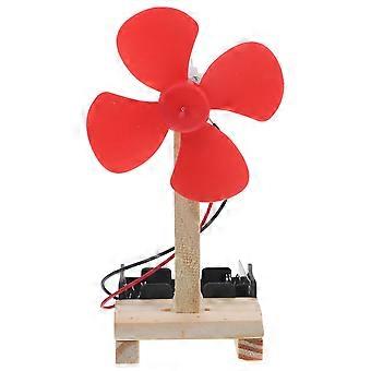 Ventilador Elétrico de Brinquedo - Kit de Experimentos Científicos DIY (1 Conjunto) - Ventilador Simples Feito à Mão