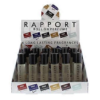 Set Eden Classic Rapport Platinum Eau De Parfum für Männer 24 Stück 10 ml