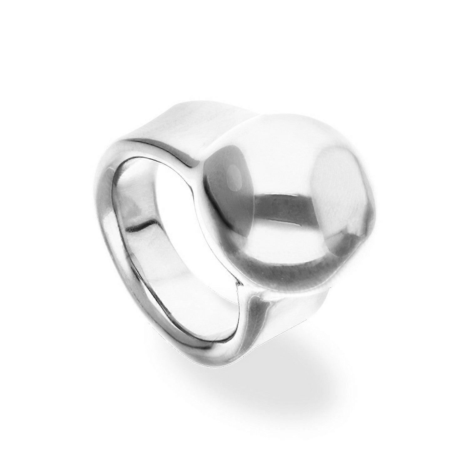 UNOde50 Sterling Silver Alloy The Shape Of A Ball Ring ANI0869MTL000 | Acotis